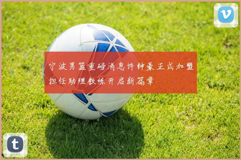 宁波男篮重磅消息许钟豪正式加盟担任助理教练开启新篇章